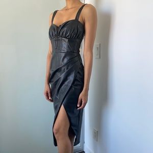 NEW Gwen Faux Leather Dress